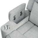 Acme Furniture Galya LV04681 Motion Loveseat with Console IMAGE 6