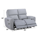 Acme Furniture Jeromie Power Reclining Fabric Loveseat LV03336 IMAGE 8