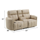 Acme Furniture Elison Reclining Fabric Loveseat with Console LV05401 IMAGE 10
