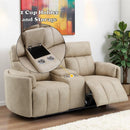 Acme Furniture Elison Reclining Fabric Loveseat with Console LV05401 IMAGE 11