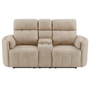 Acme Furniture Elison Reclining Fabric Loveseat with Console LV05401 IMAGE 3