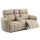 Acme Furniture Elison Reclining Fabric Loveseat with Console LV05401 IMAGE 4