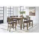 Signature Design by Ashley Urbinforte PCD592-124 Upholstered Barstool IMAGE 8