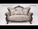 Acme Furniture Benbek LV00810 Loveseat with 3 Pillows EXTERNAL_VIDEO 1