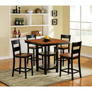 Steve Silver Furniture Square Connor Counter Height Dining Table with Pedestal Base Connor CN2000 IMAGE 1