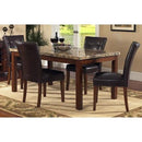 Steve Silver Furniture Montibello Counter Height Dining Table with Marble Top Montibello MN450T IMAGE 1