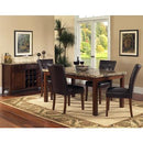 Steve Silver Furniture Montibello Counter Height Dining Table with Marble Top Montibello MN450T IMAGE 2
