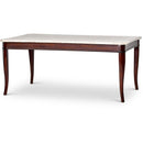 Steve Silver Furniture Marseille Dining Table with Marble Top MS850WT IMAGE 1