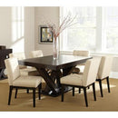 Steve Silver Furniture Tiffany Dining Table with Pedestal Base Tiffany TF500T IMAGE 1