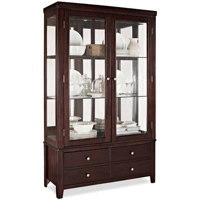 Steve Silver Furniture Tiffany 2 pc China Cabinet Tiffany TF480BK IMAGE 1