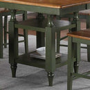 Steve Silver Furniture Square Candice Counter Height Dining Table with Pedestal Base Candice CD5454PTBG IMAGE 1