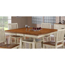 Steve Silver Furniture Square Candice Pub Height Dining Table with Pedestal Base Candice CD5454PTW IMAGE 1