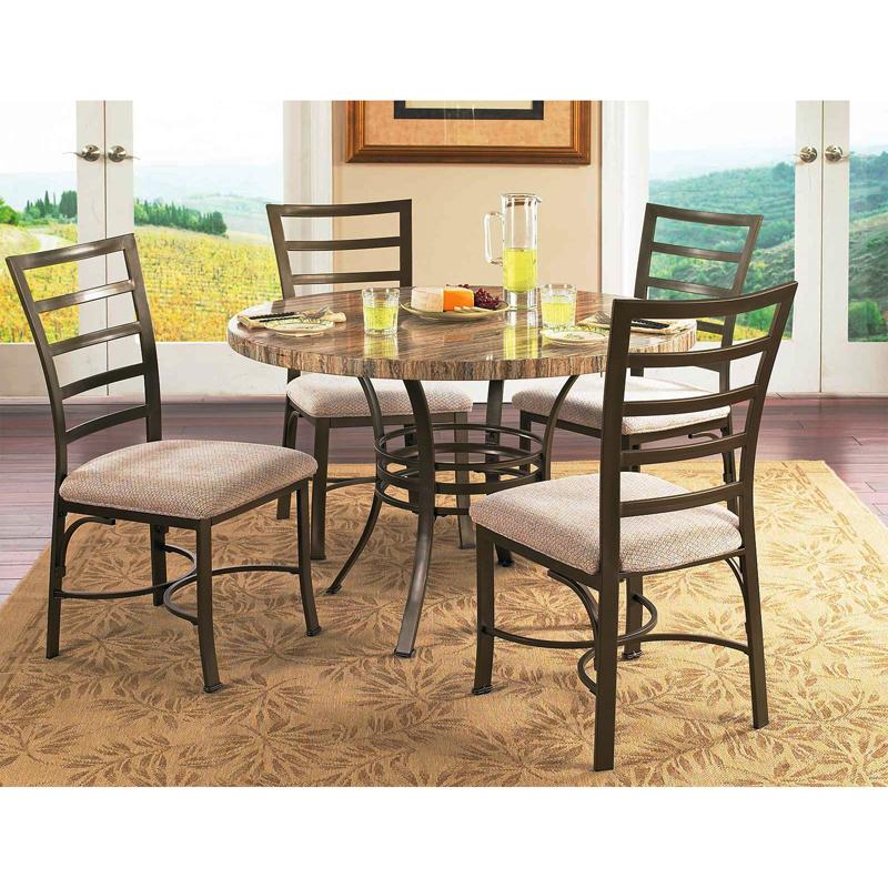 Steve Silver Furniture Round Ellen Dining Table with Pedestal Base Ellen EL450MT IMAGE 3