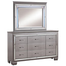  Furniture of America Bellanova CM7979SV 6 pc King Upholstered Panel Bedroom Set IMAGE 7