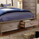  Furniture of America Belgrade II CM7614 6 pc King Upholstered Panel Bed Set with Storage IMAGE 3