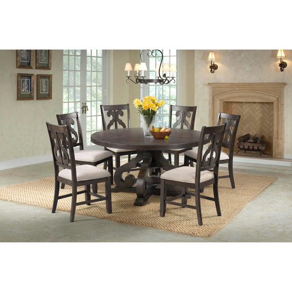  Elements International Stone DST1 7 pc Dining Set IMAGE 1
