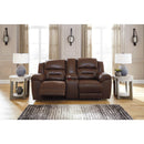  Signature Design by Ashley Stoneland 39904U1 2 pc Reclining Living Room Set - Chocolate IMAGE 3