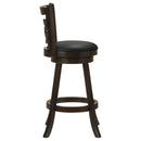 Coaster Furniture Calecita 101930 Wood Swivel Bar Stool - Cappuccino (Set of 2) IMAGE 7