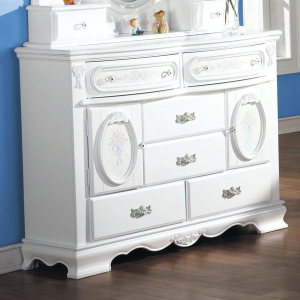 Acme Furniture Flora 6-Drawer Kids Dresser 01665 IMAGE 1