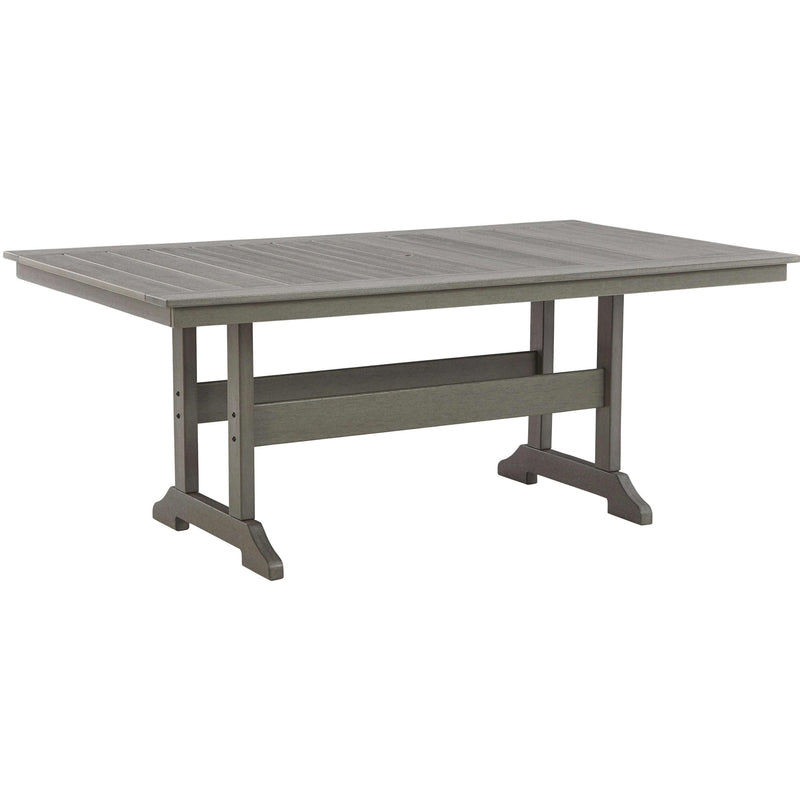  Signature Design by Ashley Visola P802P3 7 pc Outdoor Dining Set IMAGE 2