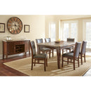 Steve Silver Furniture Eileen Dining Table with Faux Marble Top EE500T IMAGE 3