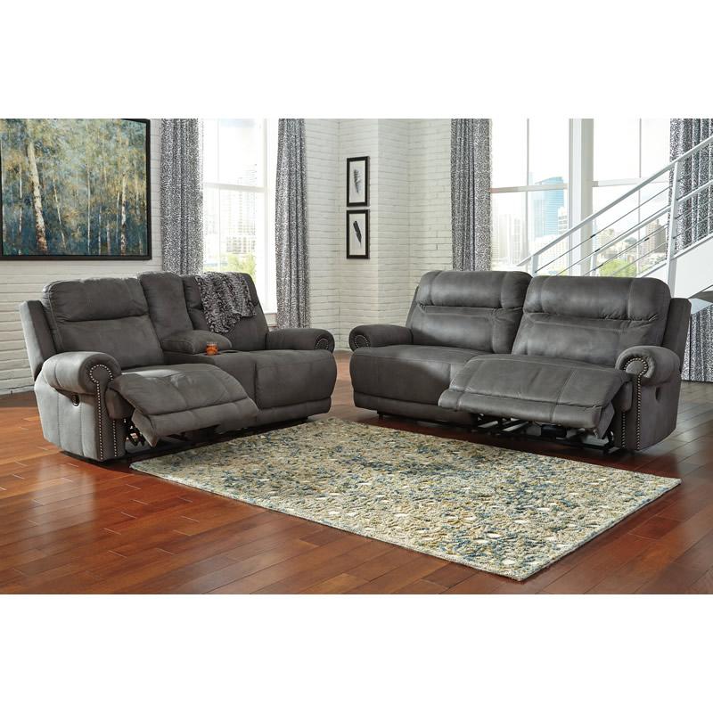  Signature Design by Ashley Austere Reclining Fabric Sofa 3840181 IMAGE 3