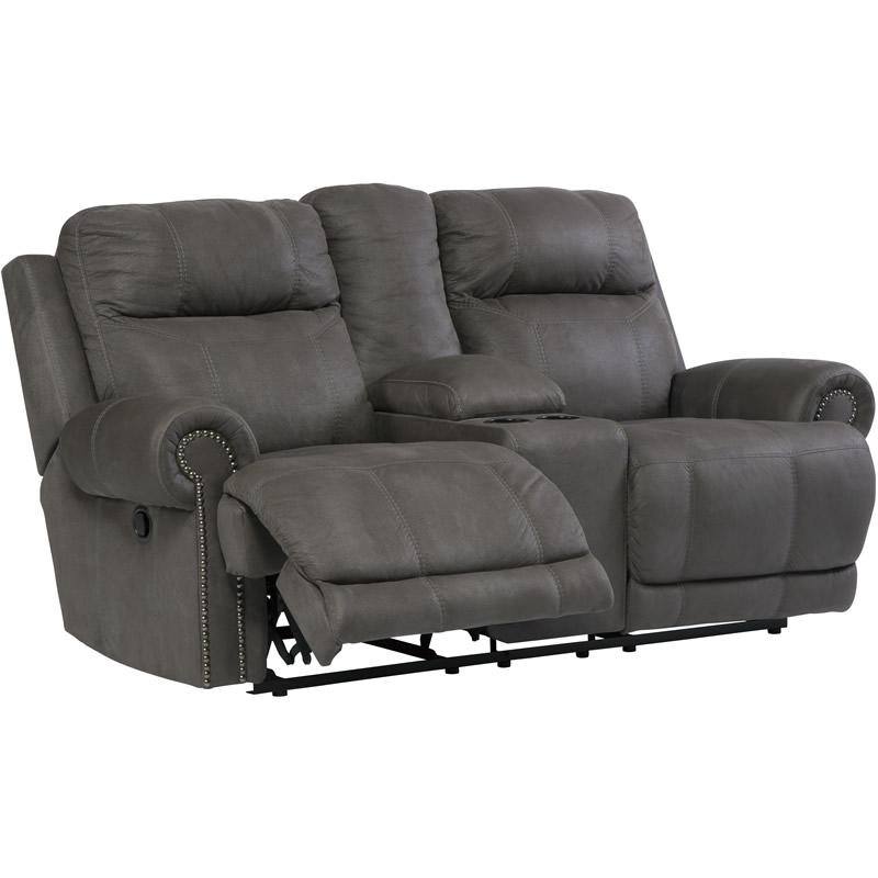  Signature Design by Ashley Austere Manual Reclining Fabric Loveseat 3840194 IMAGE 1