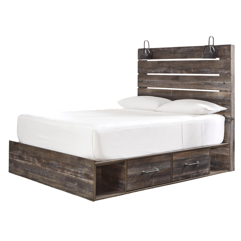  Signature Design by Ashley Drystan B211B56 6 pc Queen Panel Storage Bedroom Set IMAGE 2