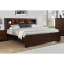Coaster Furniture Jessica 200719KW California King LED Storage Bookcase Bed - Cappuccino IMAGE 6