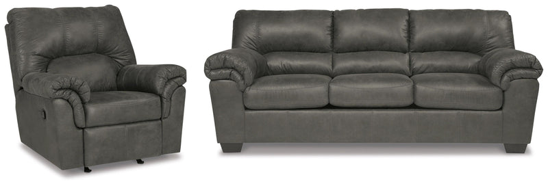  Signature Design by Ashley Bladen 12021U4 2 pc Sofa and Recliner Set IMAGE 1
