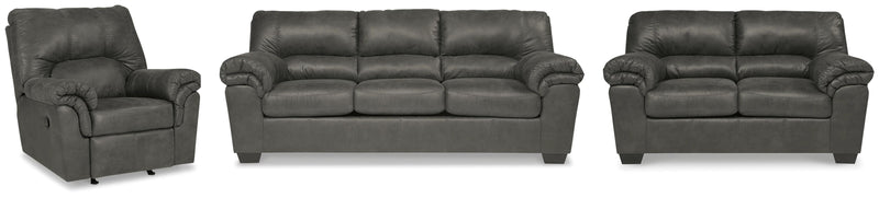  Signature Design by Ashley Bladen 12021U6 3 pc Sofa, Loveseat and Recliner Set IMAGE 1