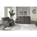  Signature Design by Ashley First Base 68804U1 2 pc Reclining Living Room Set IMAGE 2