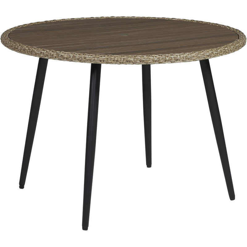  Signature Design by Ashley Amaris P369P1 3 pc Outdoor Dining Set IMAGE 2