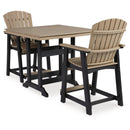  Signature Design by Ashley Fairen Trail P211P4 3-piece Outdoor Dining Set IMAGE 2