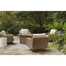  Signature Design by Ashley Beachcroft P791P17 5-piece Outdoor Seating Set IMAGE 5