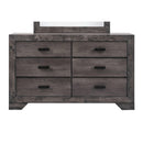  Elements International Nathan 6-Drawer Dresser NH100DR IMAGE 1