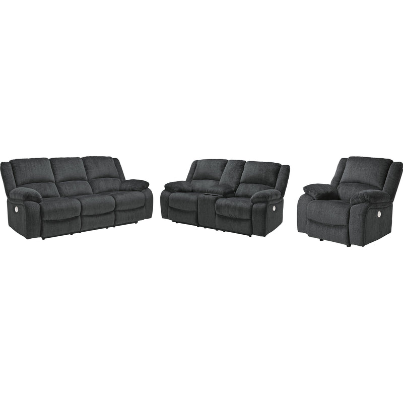  Signature Design by Ashley Draycoll 76504U5 3 pc Power Reclining Living Room Set IMAGE 1