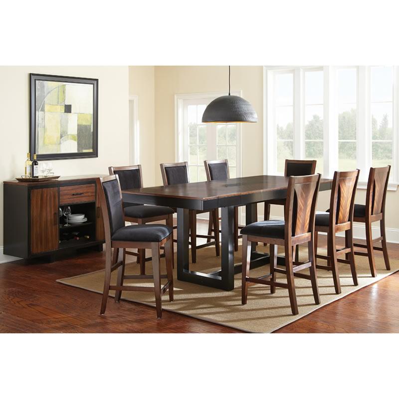Steve Silver Furniture Julian Dining Table with Trestle Base JN700PT/JN700PB IMAGE 3