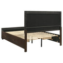 Coaster Furniture Kauffman 204390Q Wood Queen Storage Panel Bed - Dark Cocoa IMAGE 7