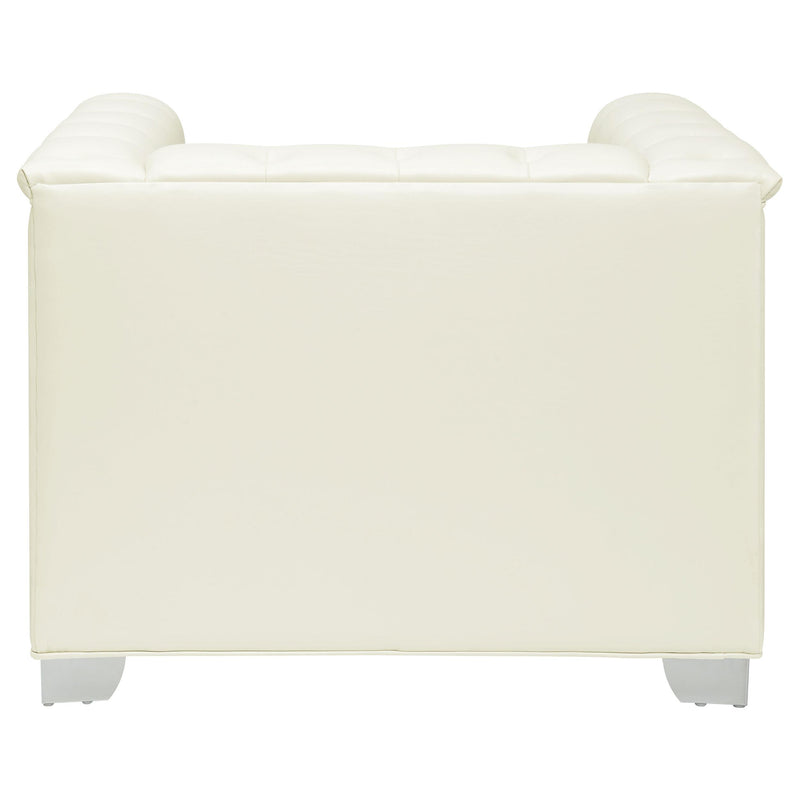 Coaster Furniture Chaviano Stationary Leather Look Chair 505393 IMAGE 5