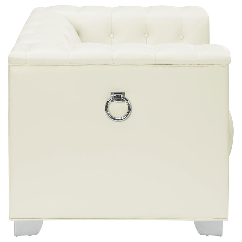 Coaster Furniture Chaviano Stationary Leather Look Chair 505393 IMAGE 6