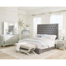 Coaster Furniture Camille 300621Q Upholstered Queen Panel Bed - Grey IMAGE 7