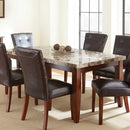 Steve Silver Furniture Montibello Counter Height Dining Table with Marble Top MN500T IMAGE 1