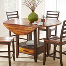 Steve Silver Furniture Round Abaco Counter Height Dining Table with Pedestal Base AB200PT IMAGE 1