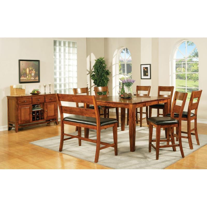 Steve Silver Furniture Square Mango Counter Height Dining Table GO900PTK IMAGE 2