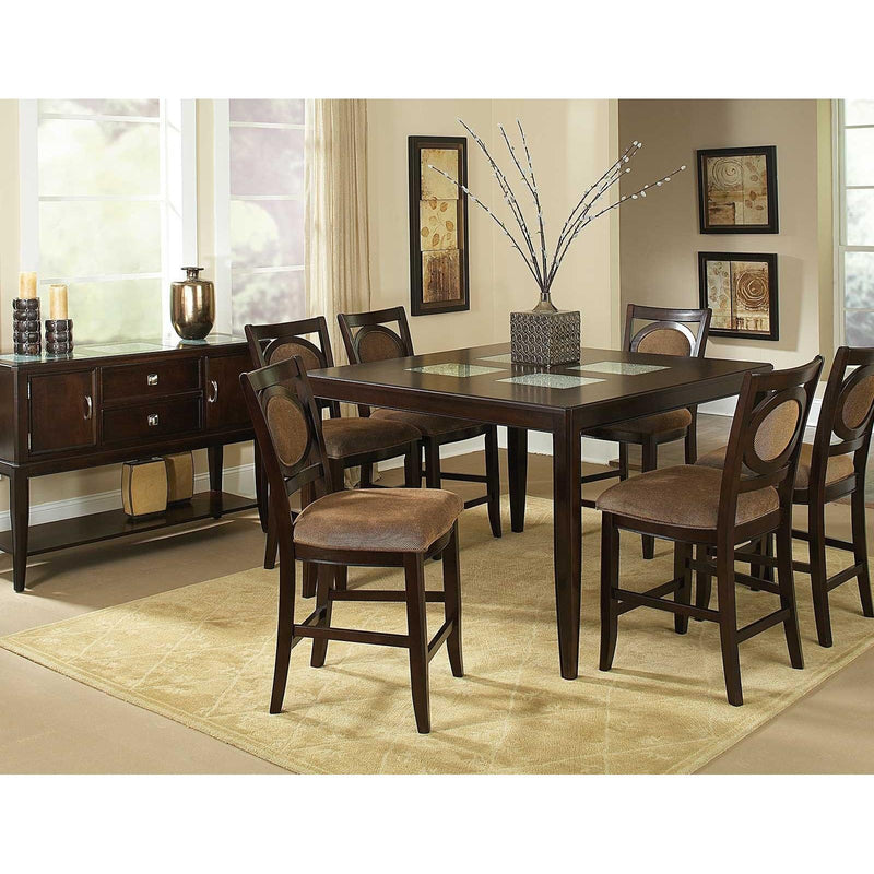 Steve Silver Furniture Square Montblanc Counter Height Dining Table MB5454PT IMAGE 3