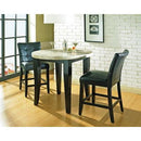Steve Silver Furniture Round Monarch Counter Height Dining Table with Marble Top MC600PT IMAGE 1