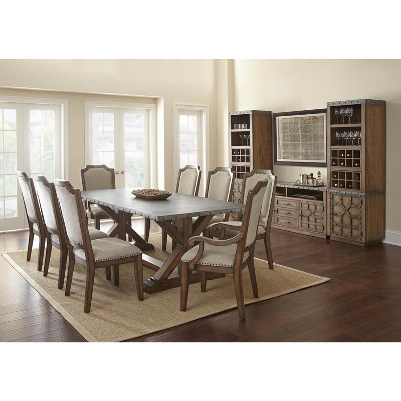 Steve Silver Furniture Wayland Dining Table with Pedestal Base WY500T IMAGE 3