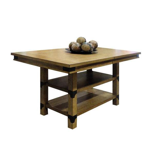 Steve Silver Furniture Britta Counter Height Dining Table with Pedestal Base BT700-TBL-K IMAGE 1