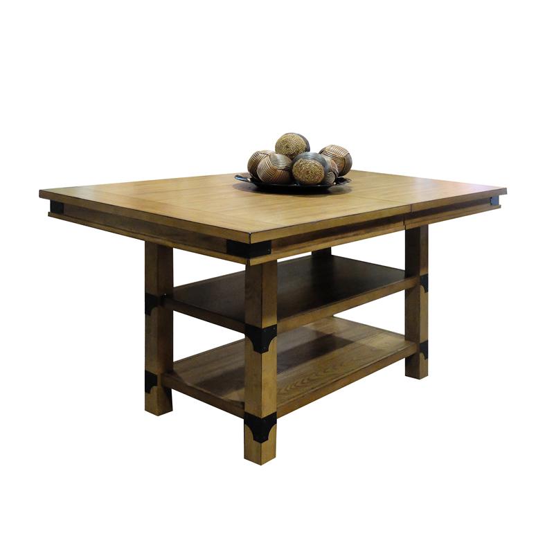 Steve Silver Furniture Britta Counter Height Dining Table with Pedestal Base BT700-TBL-K IMAGE 1